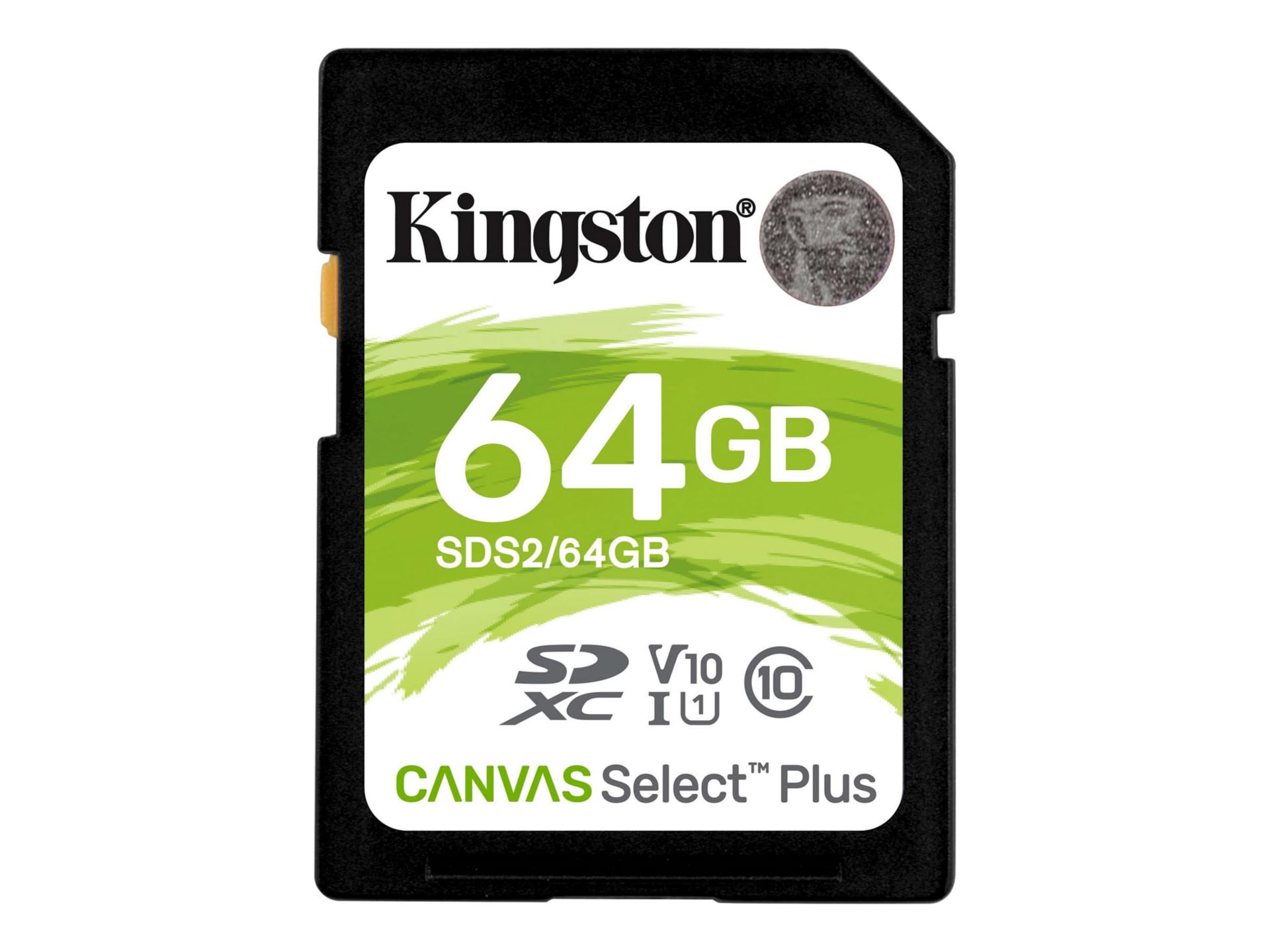 protest Glimp Extra Kingston Canvas Select Plus - flash memory card - 64 GB - SDXC UHS-I - SDS2/ 64GB - Memory Cards - CDW.com
