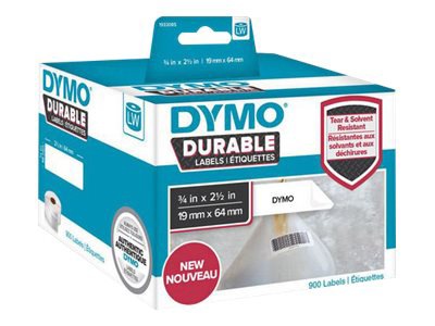 DYMO LabelWriter DURABLE - barcode labels - 900 label(s) - 64 x 19 mm