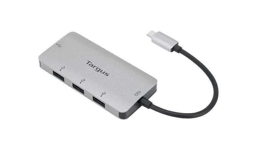 Targus USB-C Multi-Port Hub with 4x USB-A ports, 10G - concentrateur (hub) - 4 ports