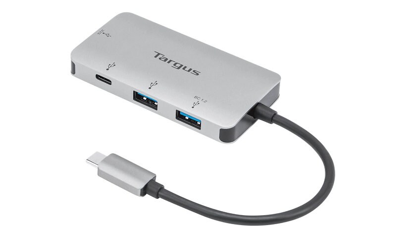 Targus USB-C Multi-Port Hub with 2x USB-A and 2x USB-C Ports with 100W PD P