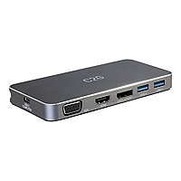 C2G USB C Docking Station - Dual Monitor Docking Station wit