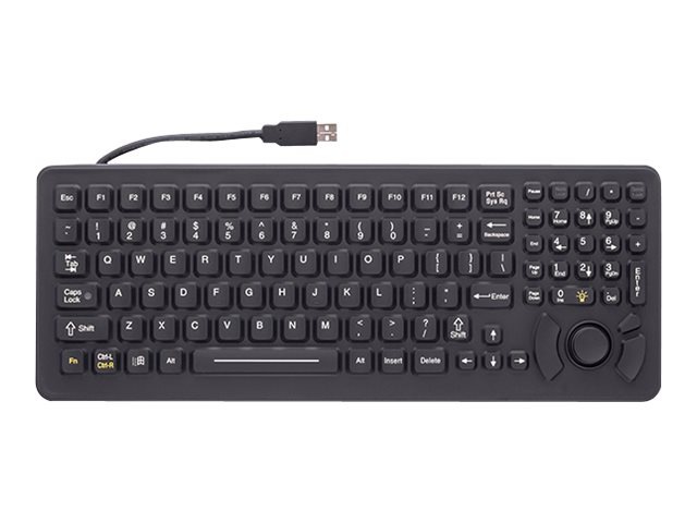 iKey SlimKey SLK-102-FSR - keyboard - with Force Sensing Resistor Pointing