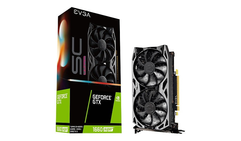 EVGA GeForce GTX 1660 SUPER SC ULTRA GAMING - graphics card - GF GTX 1660 SUPER - 6 GB