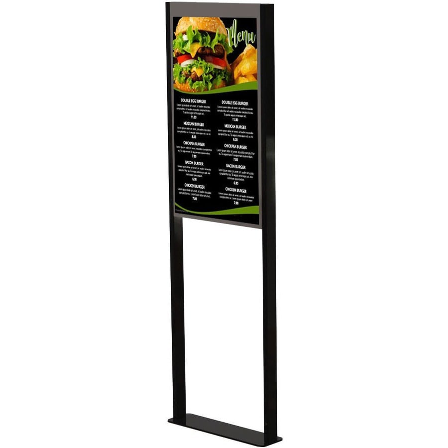 Peerless-AV® Floor Window Display Mount for Samsung OM55N-D Double-Sided Display