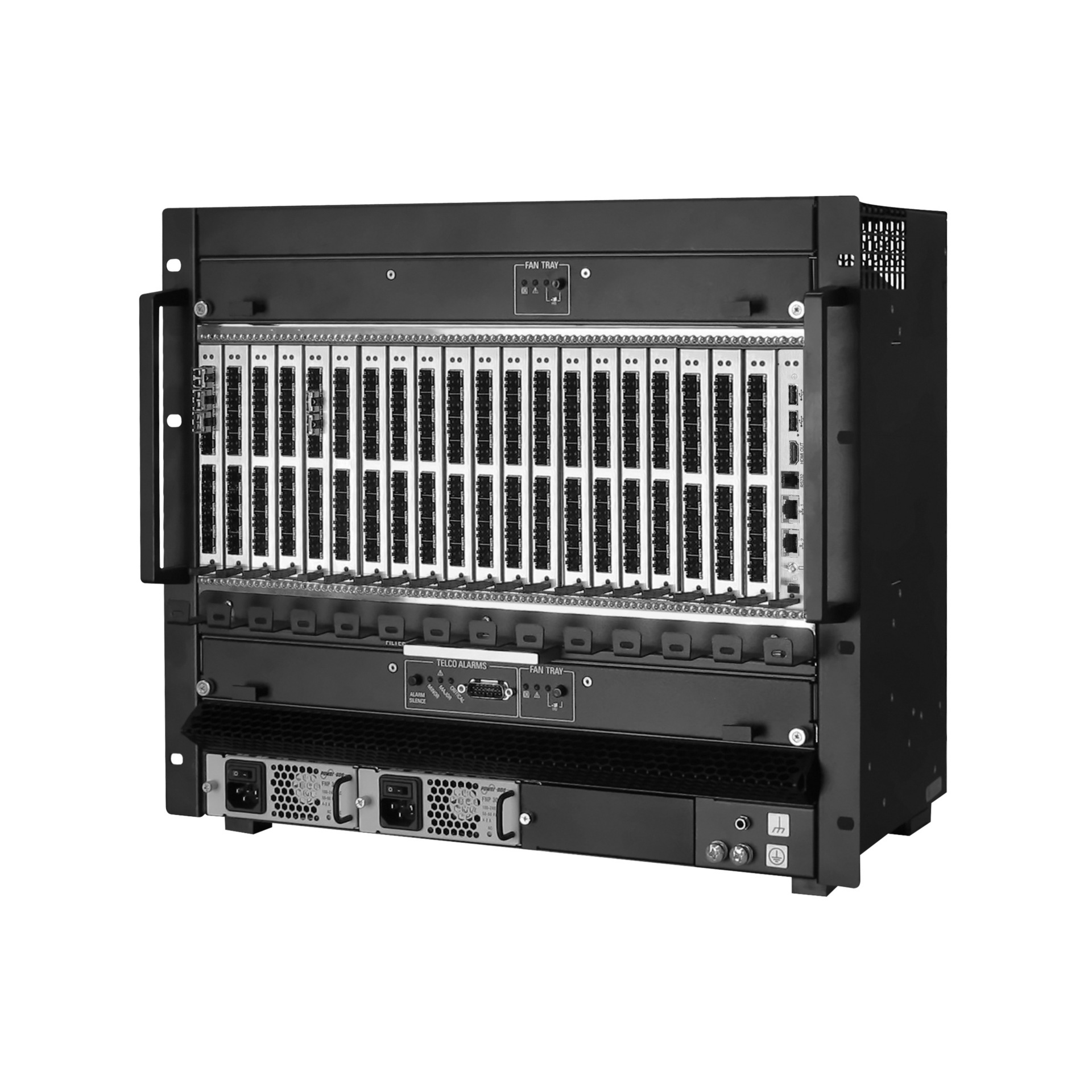 Black Box DKM FX KVM Matrix Switch Chassis 160-Port - KVM / audio / serial