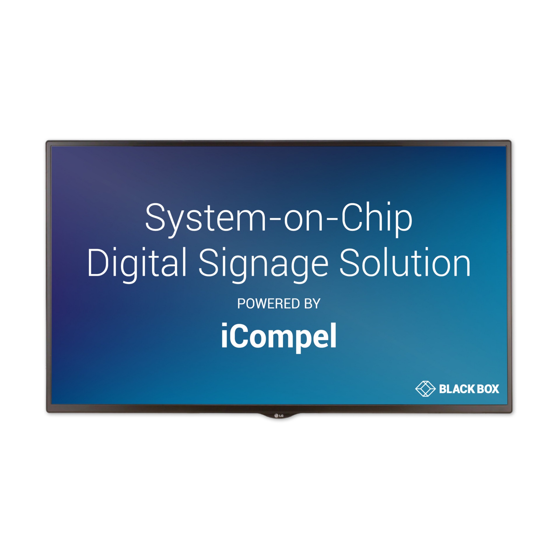 Black Box iCOMPEL System-on-Chip - subscription license (5 years) + Double Diamond Warranty (Standard) - 1 screen