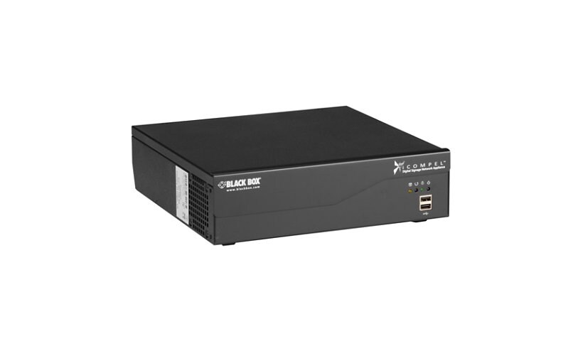 Black Box iCOMPEL Content Commander Appliance 250 Subscribers - digital signage publisher