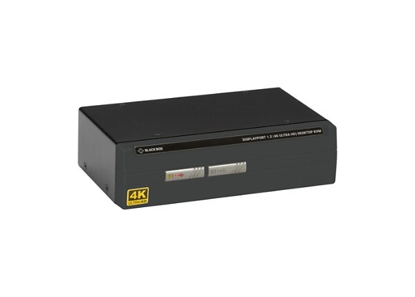 BLACK BOX 2PT 4K KVM SWITCH DP USB