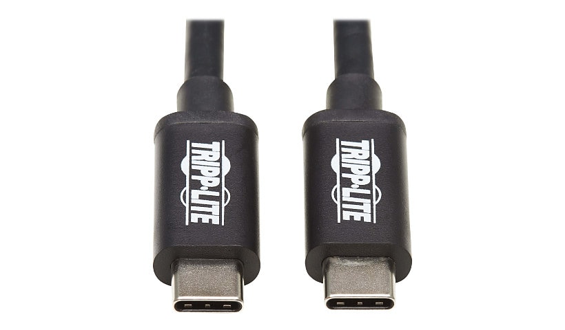 Tripp Lite Thunderbolt 3 Cable 20 Gbps Passive 5A 100W PD 4K USB C M/M 2M