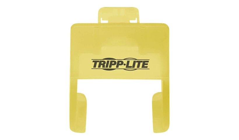 Tripp Lite Universal RJ45 Plug Locks Patch Panel Wall Plate Yellow 10 Pack