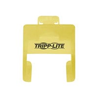 Tripp Lite Universal RJ45 Plug Locks Patch Panel Wall Plate Yellow 10 Pack