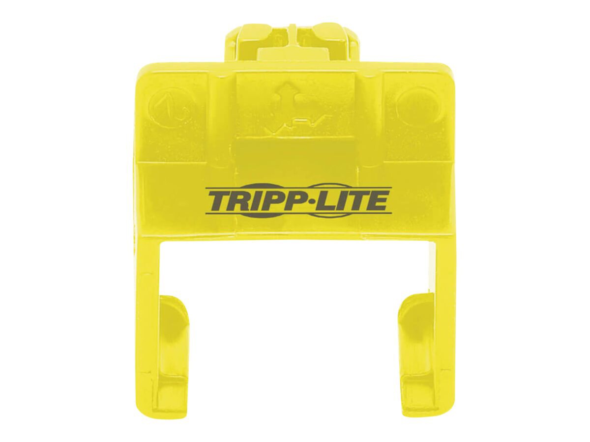 Tripp Lite Universal RJ45 Locking Insert Patch Panel Wall Plate Yellow 10Pk