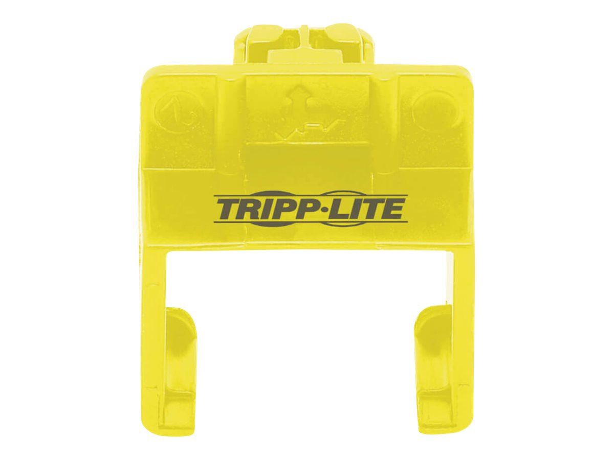 Tripp Lite Universal RJ45 Locking Insert Patch Panel Wall Plate Yellow 10Pk