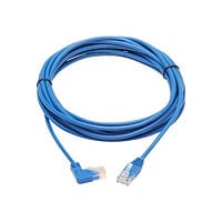 Tripp Lite Cat6 Ethernet Cable Right Angled UTP Slim Molded M/M Blue 15ft