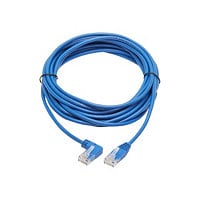 Eaton Tripp Lite Series Left-Angle Cat6 Gigabit Molded Slim UTP Ethernet Cable (RJ45 Left-Angle M to RJ45 M), Blue, 20
