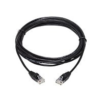Eaton Tripp Lite Series Cat6a 10G Snagless Molded Slim UTP Ethernet Cable (RJ45 M/M), Black, 10 ft. (3,05 m) - patch