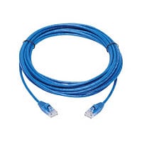Eaton Tripp Lite Series Cat6a 10G Snagless Molded Slim UTP Ethernet Cable (RJ45 M/M), Blue, 20 ft. (6,09 m) - patch