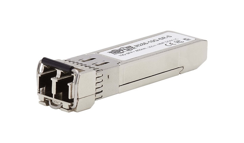 Tripp Lite Cisco-Compatible SFP-10G-SR-S SFP+ Transceiver - 10GBase-SR, DDM, MMF, LC, 850 nm, 300 m (984 ft.) - SFP+