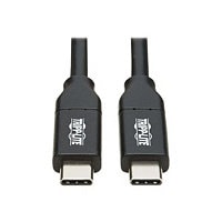 Tripp Lite USB Type C to USB C Cable USB 2.0 5A Rating USB-IF Cert M/M USB Type C 1M - USB-C cable - 24 pin USB-C to 24