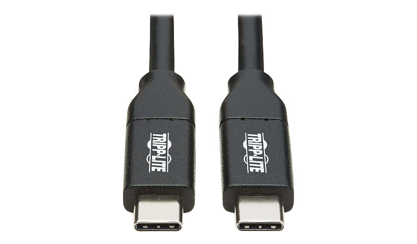Tripp Lite USB Type C to USB C Cable USB 2.0 5A Rating USB-IF Cert M/M USB B Type C 3M - USB-C cable - 24 pin USB-C to