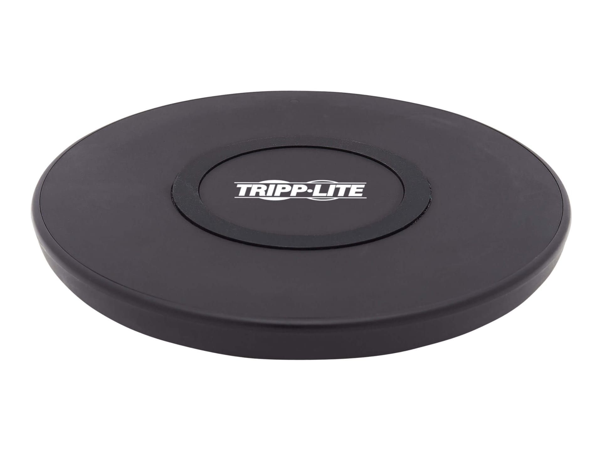 Tripp Lite Wireless Phone Charger - 10W, Qi Certified, Apple and Samsung Compatible, Black wireless charging pad - 10