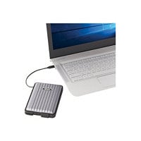 Tripp Lite USB-C to SATA SSD/HDD Enclosure Adapter - USB 3.1 Gen 1 (5 Gbps), Thunderbolt 3, IP66 Rated, UASP - storage