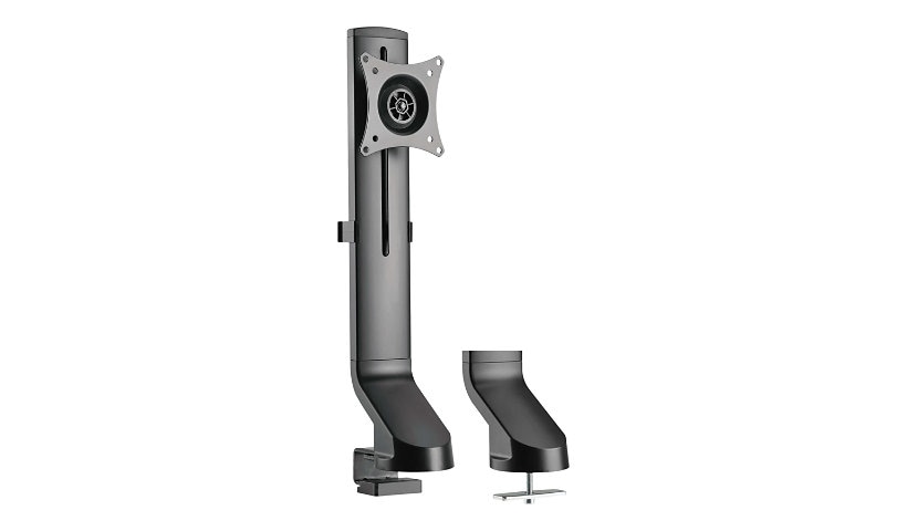 Tripp Lite Single-Display Monitor Arm with Desk Clamp and Grommet - Height Adjustable, 17" to 32" Monitors - mounting