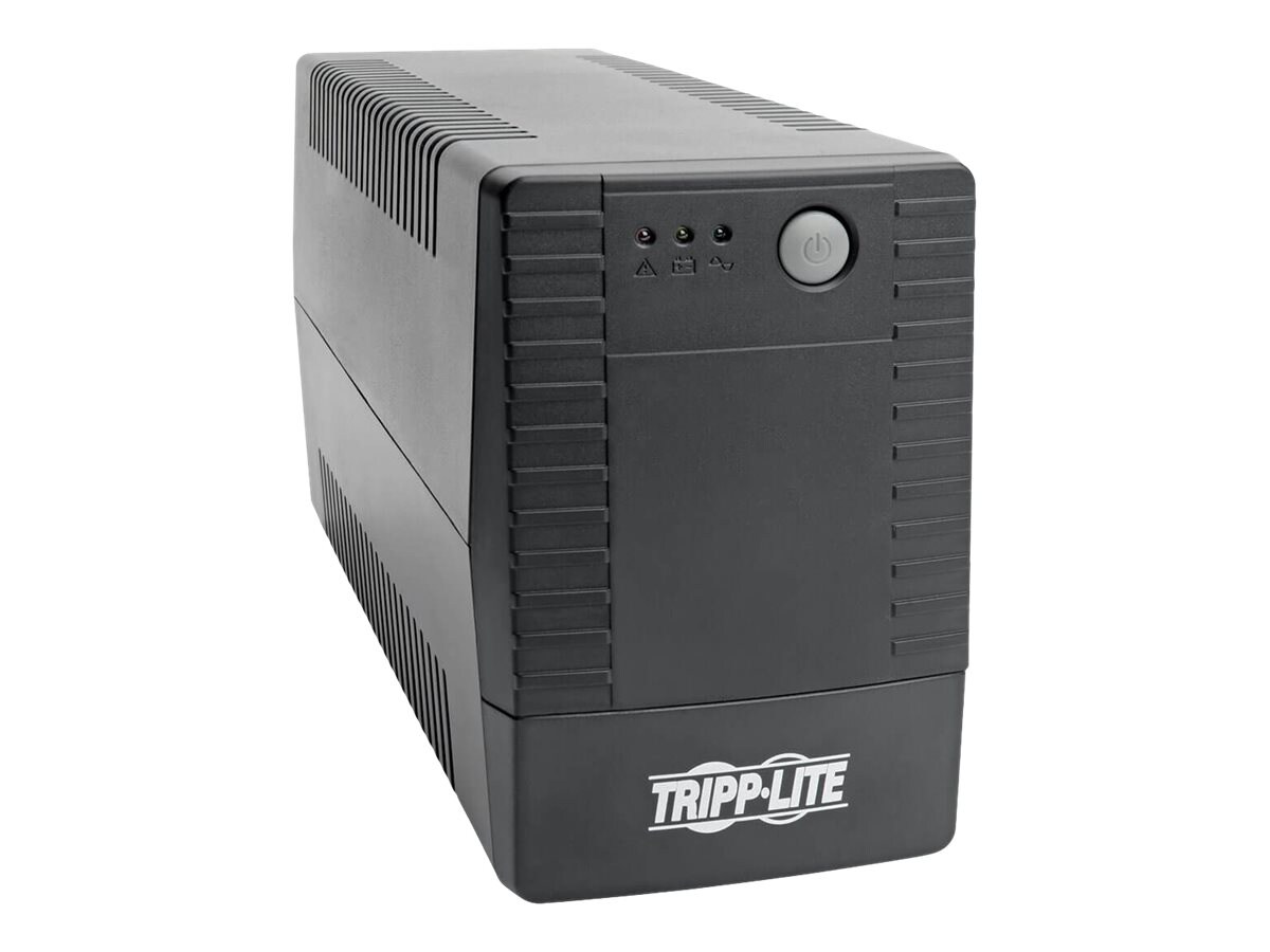 Tripp Lite UPS Desktop 450VA 300W AVR Battery Back Up Compact 120V 4 Outlet - UPS - 240 Watt - 450 VA