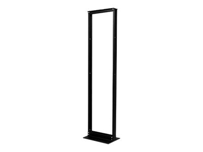 NetShelter 2 Post Rack 45U #12-24 Threaded Holes Black