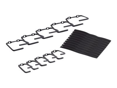 APC NetShelter Cable Management, Rings, Set of 5 small and 5 large, Black