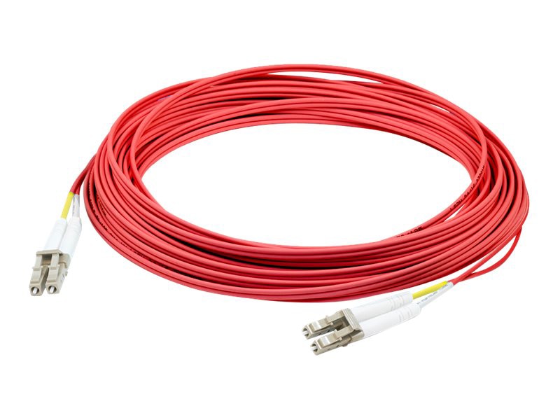 Proline 30m LC to LC Red OS2 Duplex OFNR (Riser-Rated) SMF Fiber Patch Cabl