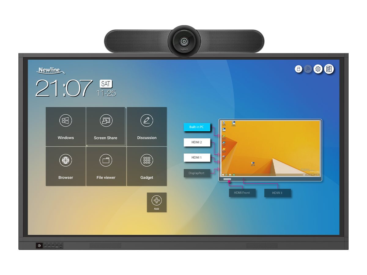 Newline TruTouch 750RS RS Series - 75" LED-backlit LCD display - 4K - for c