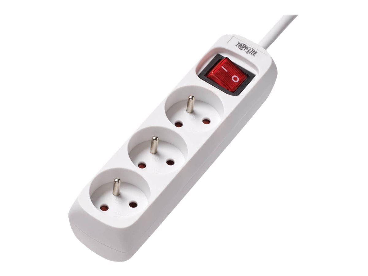 Tripp Lite Power Strip 3-Outlet French Type E Outlet 220-250V 16A 1.5M Cord