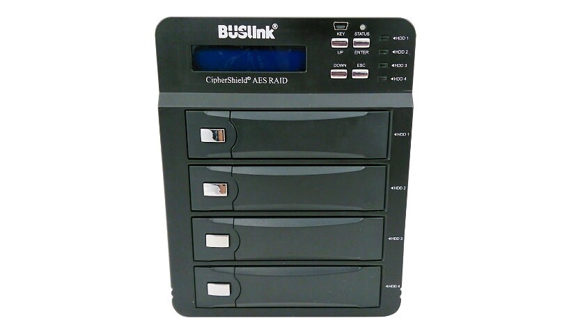 BUSlink CipherShield 256-bit RAID Hard Drive CSE-64TB4-SU3 - hard drive arr