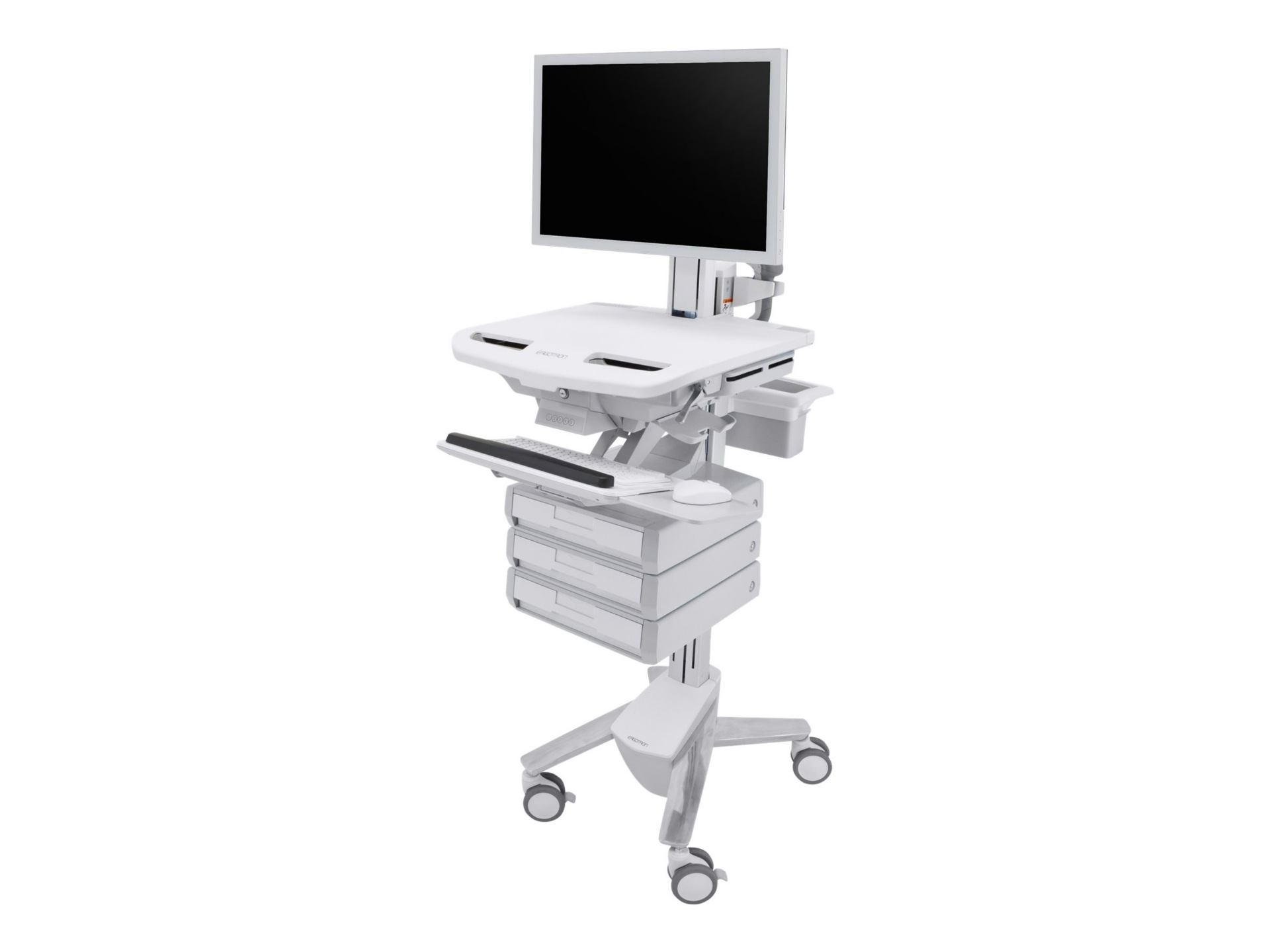 Ergotron StyleView Cart with HD Pivot, 3 Drawers (1x3) cart - open architec