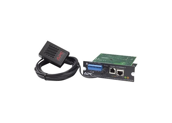APC Network Management Card with Environmental Monitoring and Out of Band Management - remote management adapter