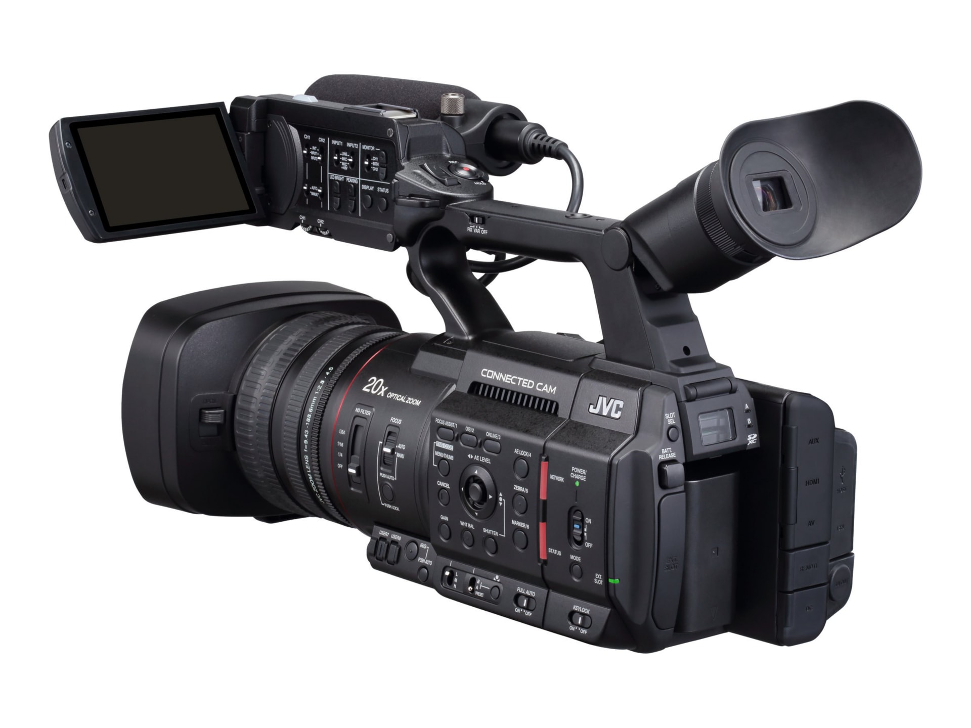JVC CONNECTED CAM GY-HC500U - camcorder - storage: flash card, solid state