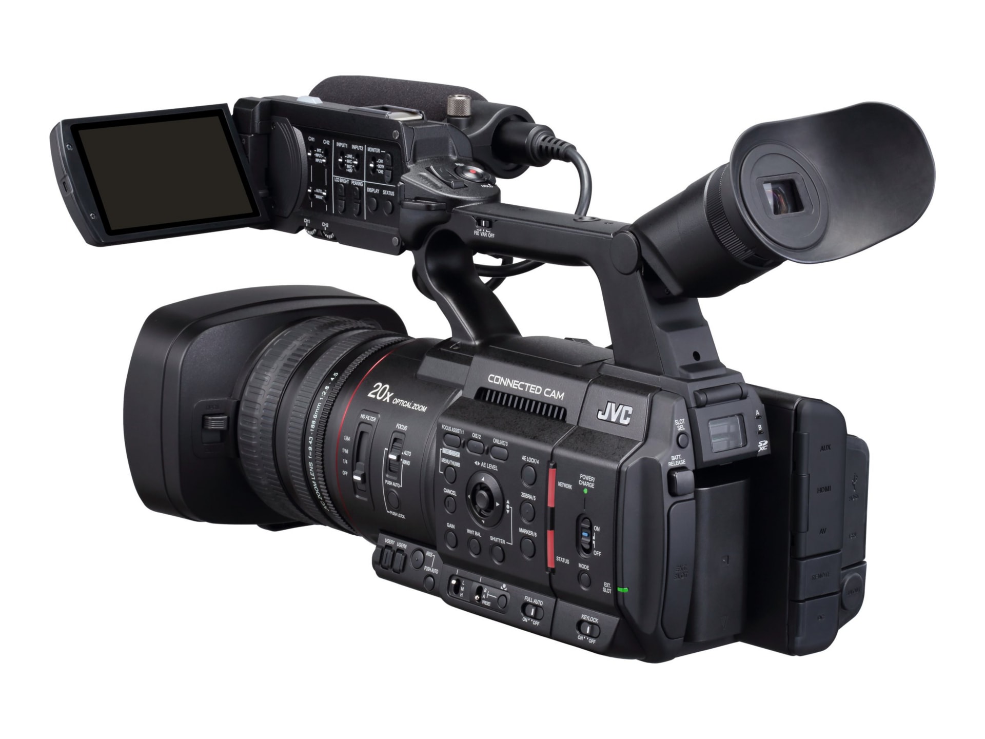 JVC CONNECTED CAM GY-HC500U - camcorder - storage: flash card, solid state drive