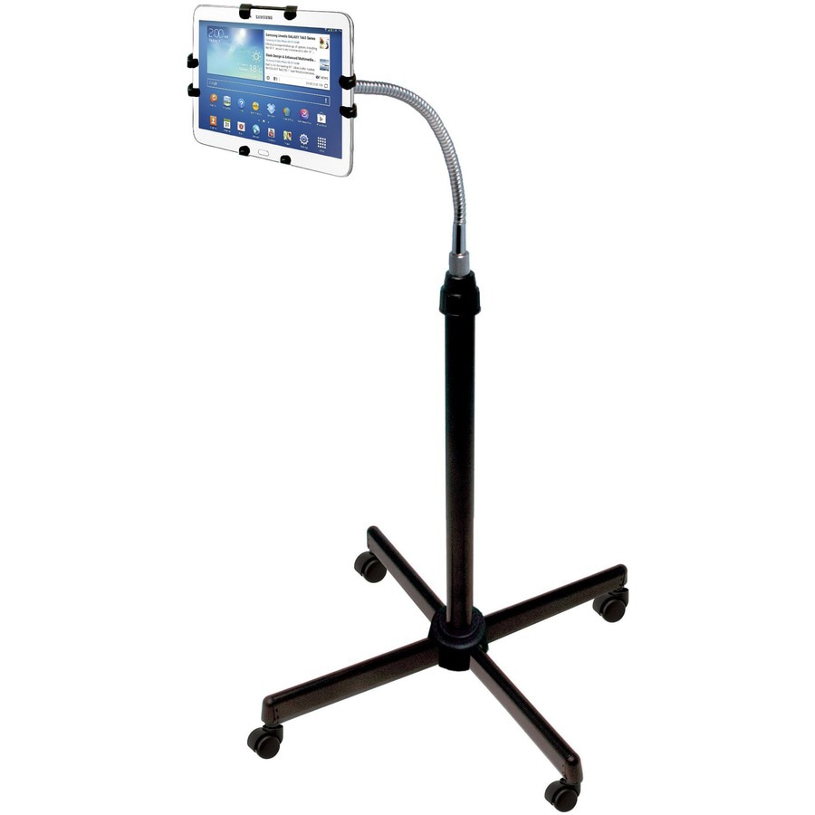 CTA Adjustable Gooseneck Floor Stand for iPad 5/6 & most 9.7-10.1" Tablets