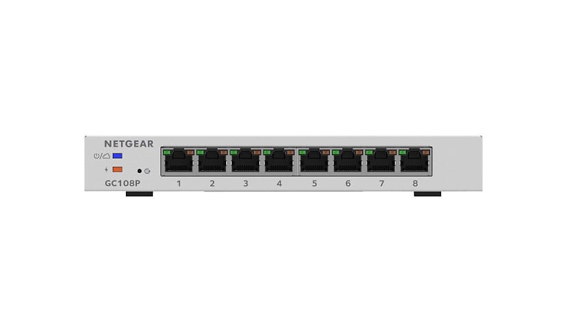 NETGEAR Smart GC108P - switch - 8 ports - smart