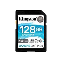 Kingston Canvas Go! Plus - flash memory card - 128 GB - SDXC UHS-I