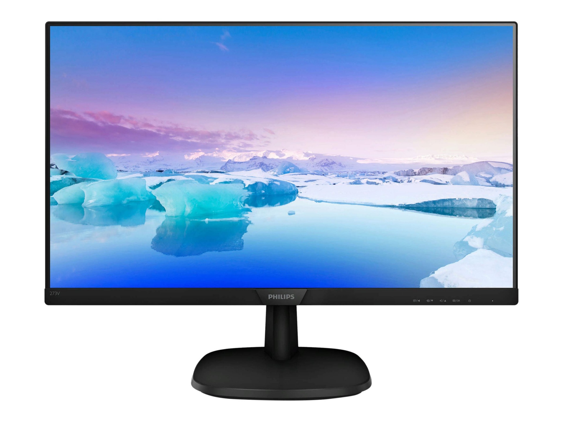 Philips 273V7QJAB 27" Class Full HD LCD Monitor - 16:9 - Textured Black