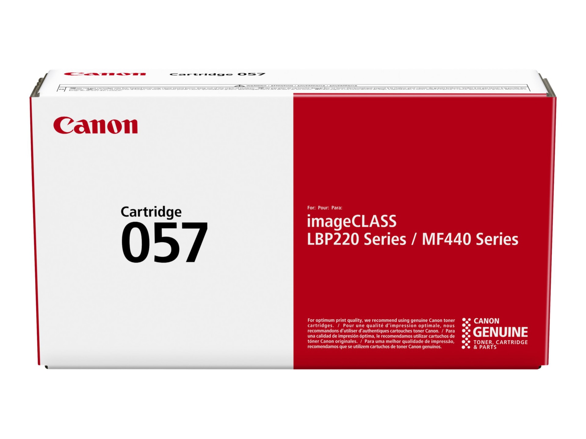 Canon 057 - black - original - toner cartridge