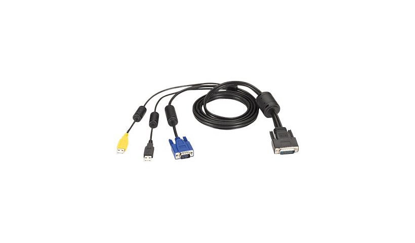 Black Box ServSwitch Secure KVM Switch Cable - keyboard / video / mouse / U