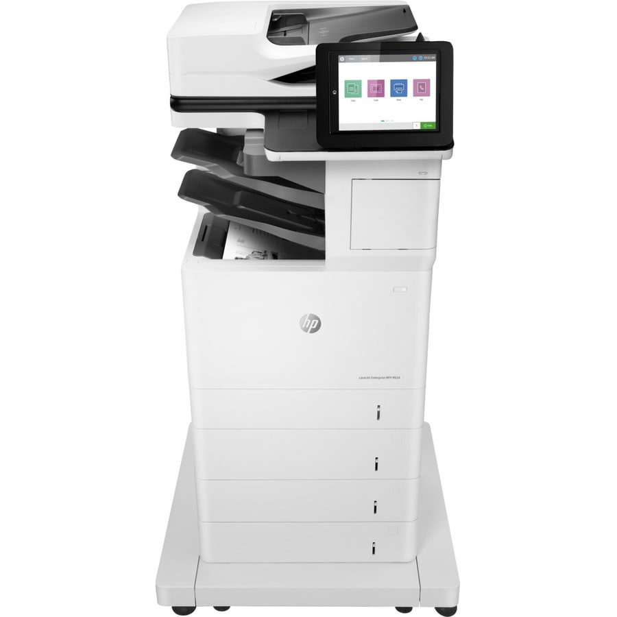 HP LaserJet Enterprise M634z Laser Multifunction Printer-Monochrome-Copier/Fax/Scanner-55 ppm Mono Print-1200x1200 dpi