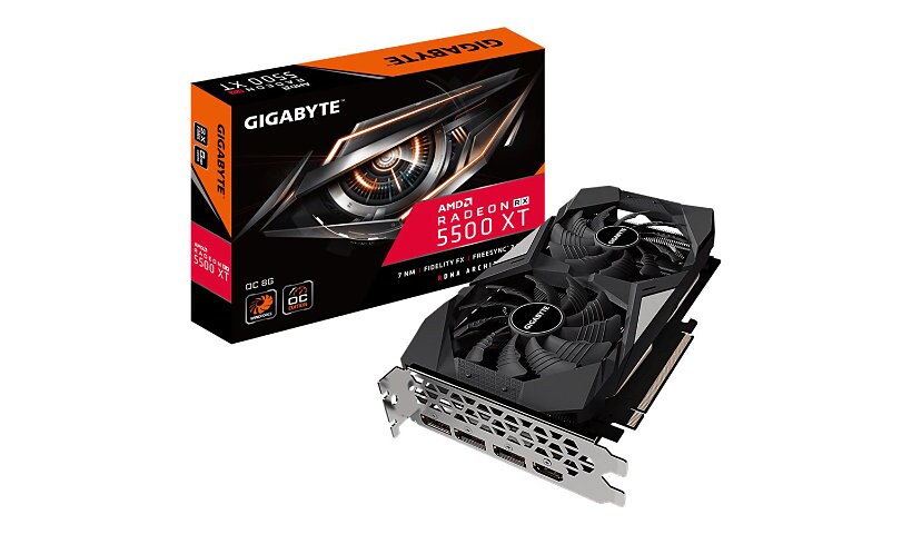 Gigabyte Radeon RX 5500 XT OC 8G - OC Edition - graphics card - Radeon RX 5