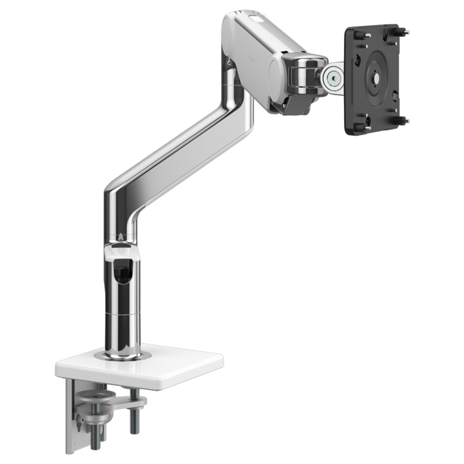 Humanscale M10 Single Display Monitor Arm with Clamp & Bolt Through Mount