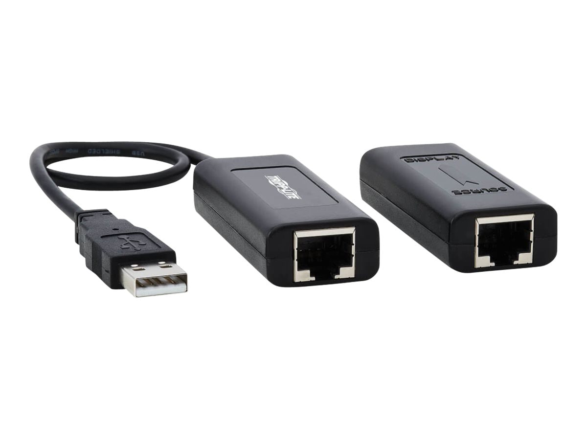 Tripp Lite USB over Cat5/Cat6 Extender Kit 1-Port with Power over Cable - USB 2.0, 164 ft. (50 m), USB - B203-101-POC - Audio & Video Cables - CDW.com