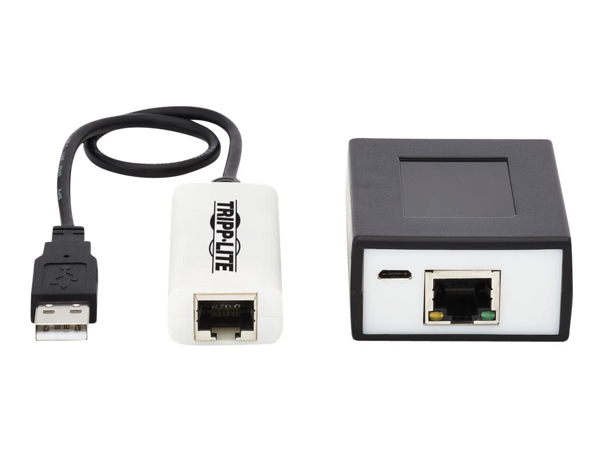 Tripp Lite USB over Cat5/Cat6 Extender Kit 4-Port with PoC USB 2.0 164 ft.