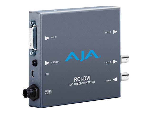 AJA ROI-DVI DVI to 3G-SDI/HD-SDI/SDI video and audio converter / scaler